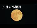 6月の小望月