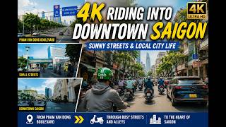 Details 4K Riding into Downtown Saigon | Sunny Streets & Local City Life Guide
