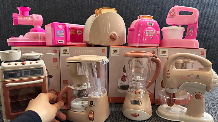 [toy asmr] Automatic Kitchen Appliance Playset ASMR Satisfying with Unboxing No Talking Review Toy