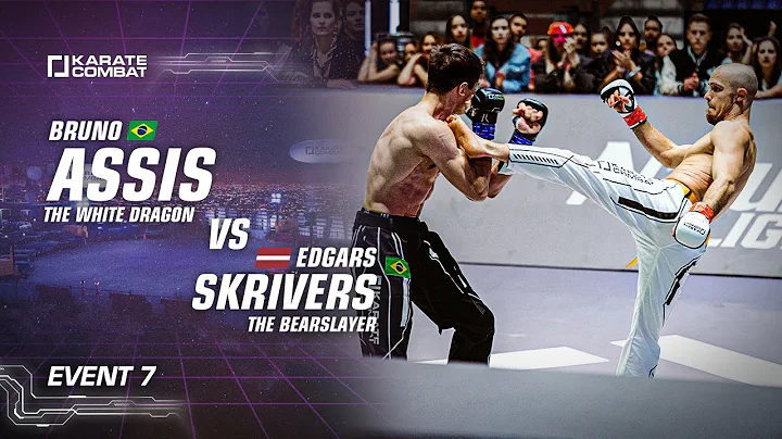 Full Fight: Edgars Skrives vs Bruno Assis - Karate...