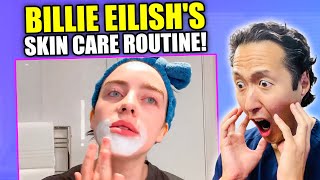 Plastic Surgeon Reacts to Billie Eilish's Skin Care Routine!