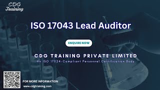 Comprehensive Iso 17043 Lead Auditor Course Cdg Training Private Limited Get Course Link Below