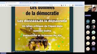 Datasandwich de Grand Poitiers : Les données de la démocratie : un bilan critique de l'open data