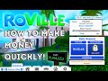 How To Make Money Quickly in RoVille! 💰 l RoVille Tips