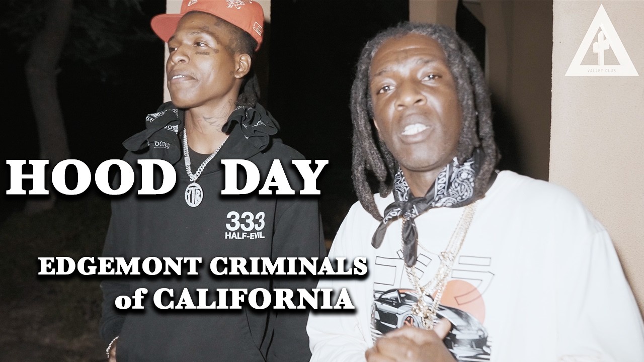 ВЕЧЕРИНКА В ОСОБНЯКЕ БОГАТОГО КРИМИНАЛА: EDGEMONT CRIMINALS MORENO VALLEY CALIFORNIA (ДЕНЬ КАПЮШОНА)