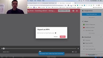 7. Use Screencastify to save your stop motion as a video file