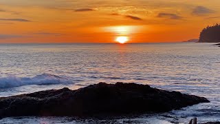 Sunrise Over the Strait of Juan de Fuca  Salt Creek Campground