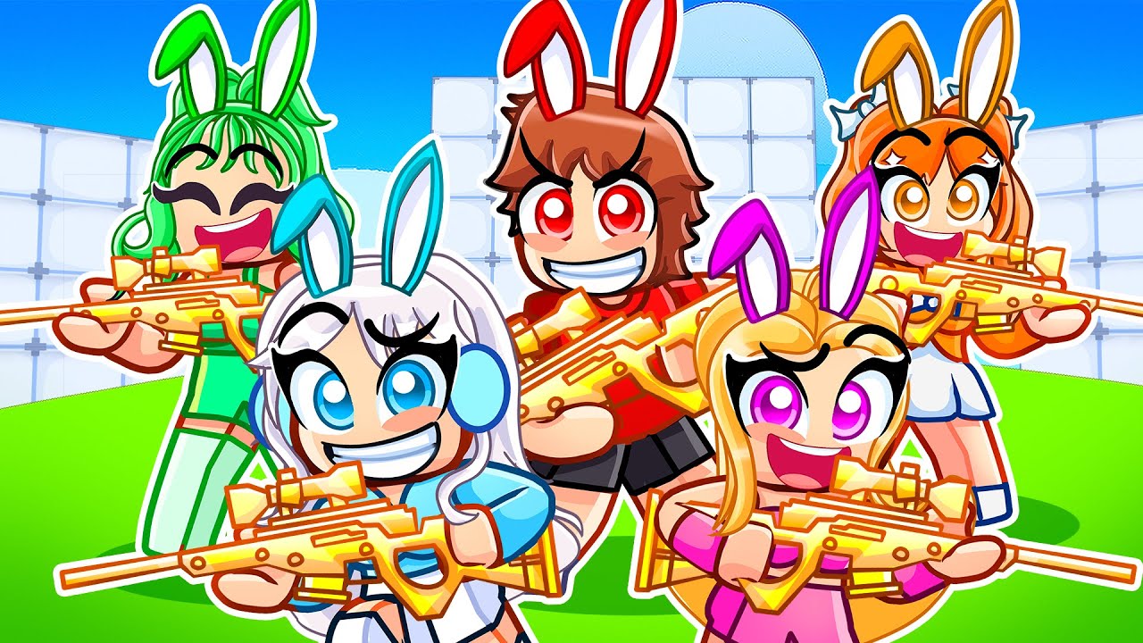 Techy Plays New BUNNY SNIPE Game mode In Rivals With MY CRAZY FAN GIRLS ...