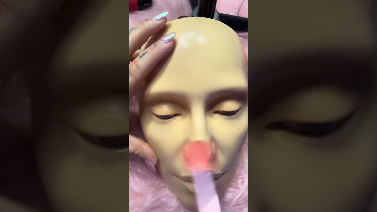 ASMR- Makeup fun on a dummy! 