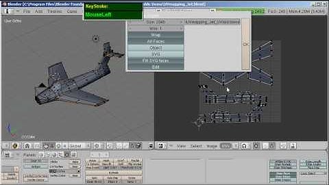 Blender UV Texture Assignment for Simple Jet Plane model Part 2 of 2