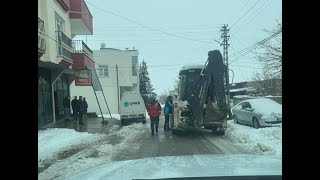 Adıyaman’da Karla Mücadele Aralıksız Sürüyor