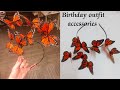 DIY Butterfly headband | birthday outfit accessories Beautiful and Easy #headband #hairaccessories