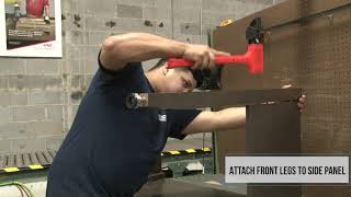 Open Shelf Vanity Assembly Video