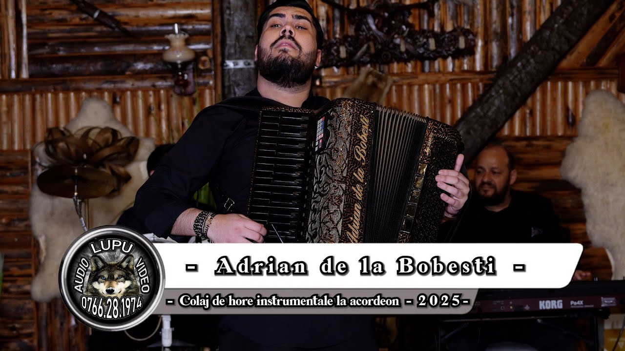 Adrian de la Bobesti - Colaj de hore instrumentale la acordeon - 2025