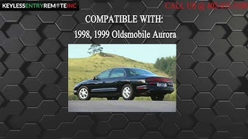 How To Replace Oldsmobile Aurora Key Fob Battery 1998 1999