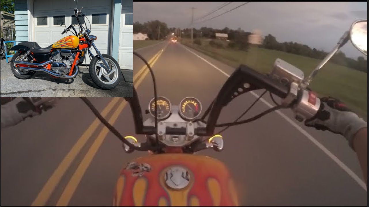 POV 1995 Honda Magna VF750C Custom Best Motorcycle EVER??? Jardine