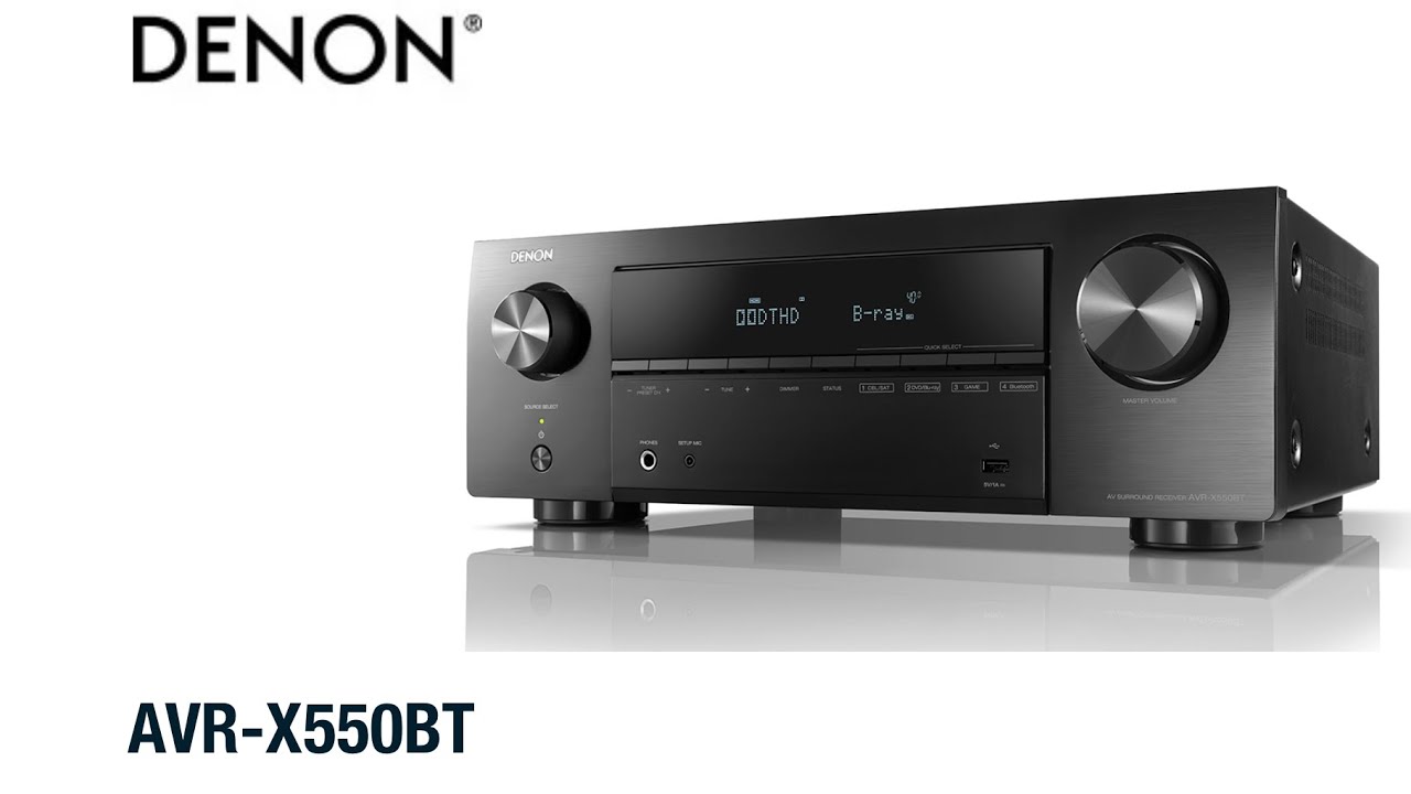 Denon AVR-X550BT - купить AV-ресивер: цены, отзывы, характеристики