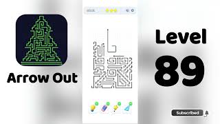 🎯 Arrow Out Level 89 Walkthrough | Relaxing Puzzle Game | SolutionGuruji