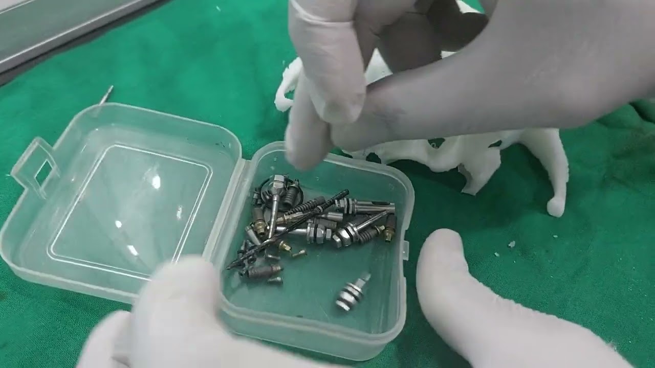 pterygoid implant placement techniques  demo  on STL model using bioline  I implant  system