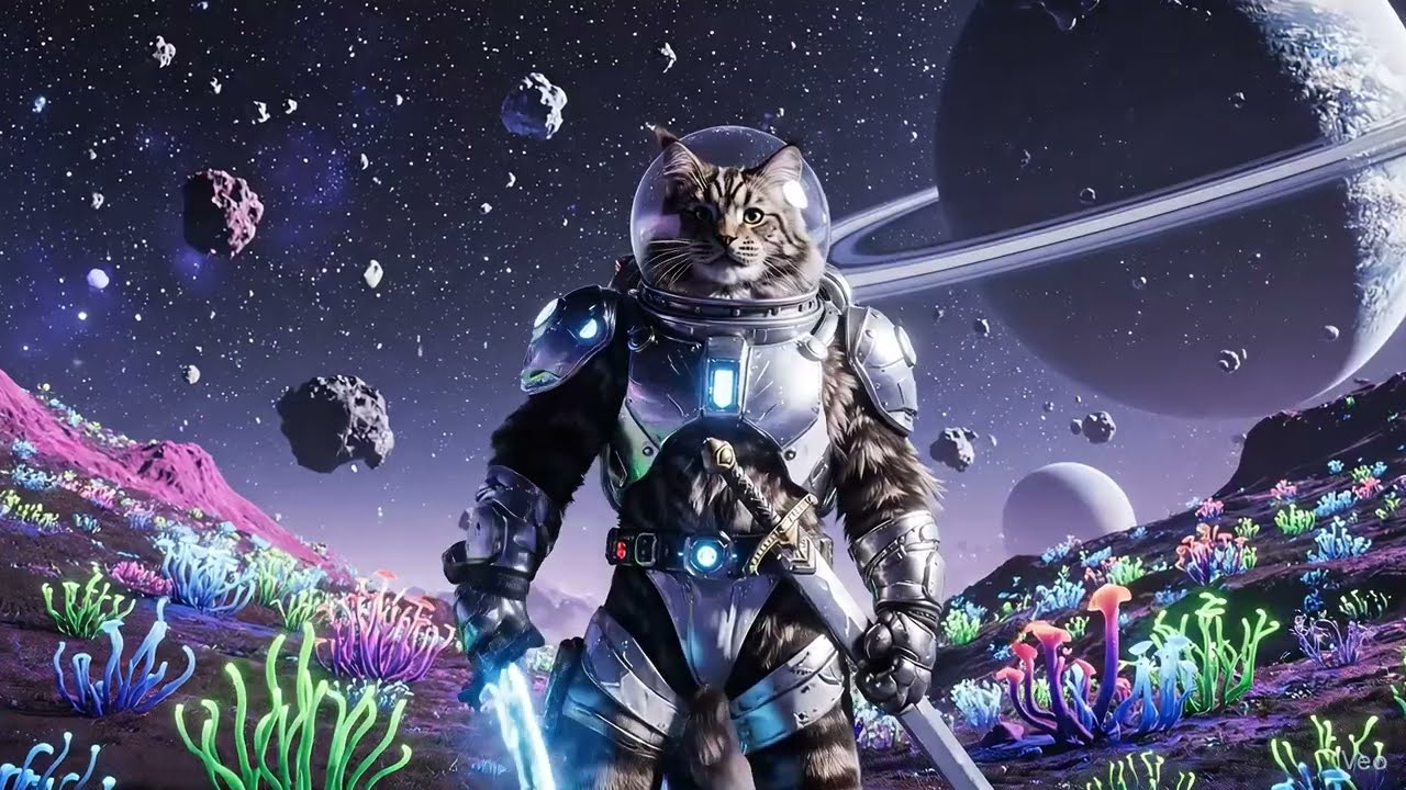 Chosen Cats: The Thunder Swords (AI Cinematic Short Film)