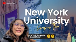 NYU Campus Tour | มหาลัยไม่มีรั้ว? พาทัวร์ New York University มหาลัยใจกลางนิวยอร์ก! | wawakul
