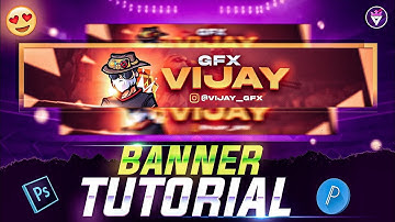 Make This Attractive Banner For Your Gaming Channel In Android | Vijay Gfx