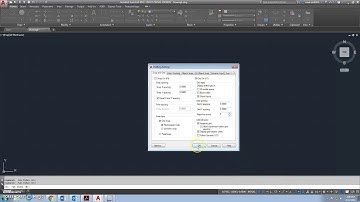 AutoCAD-Setting up the Grid and Snap settings