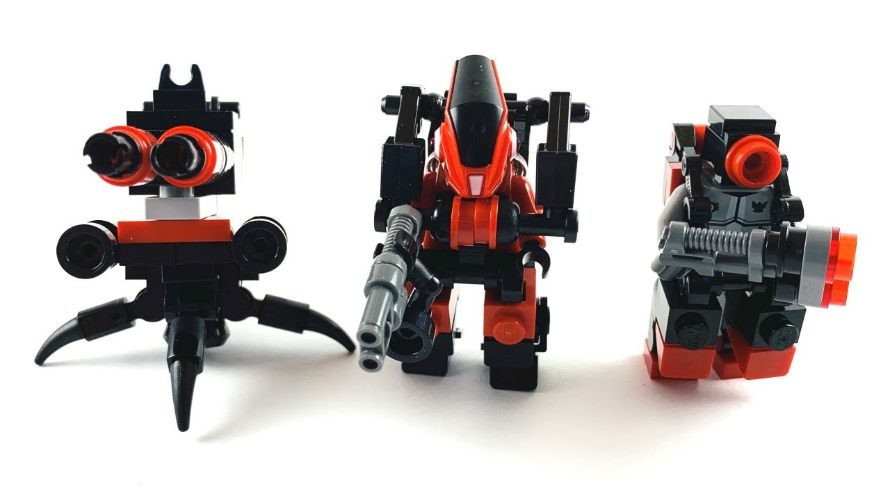 Lego Mech Suit Robot Trio | Lego MOC Tutorial - YouTube