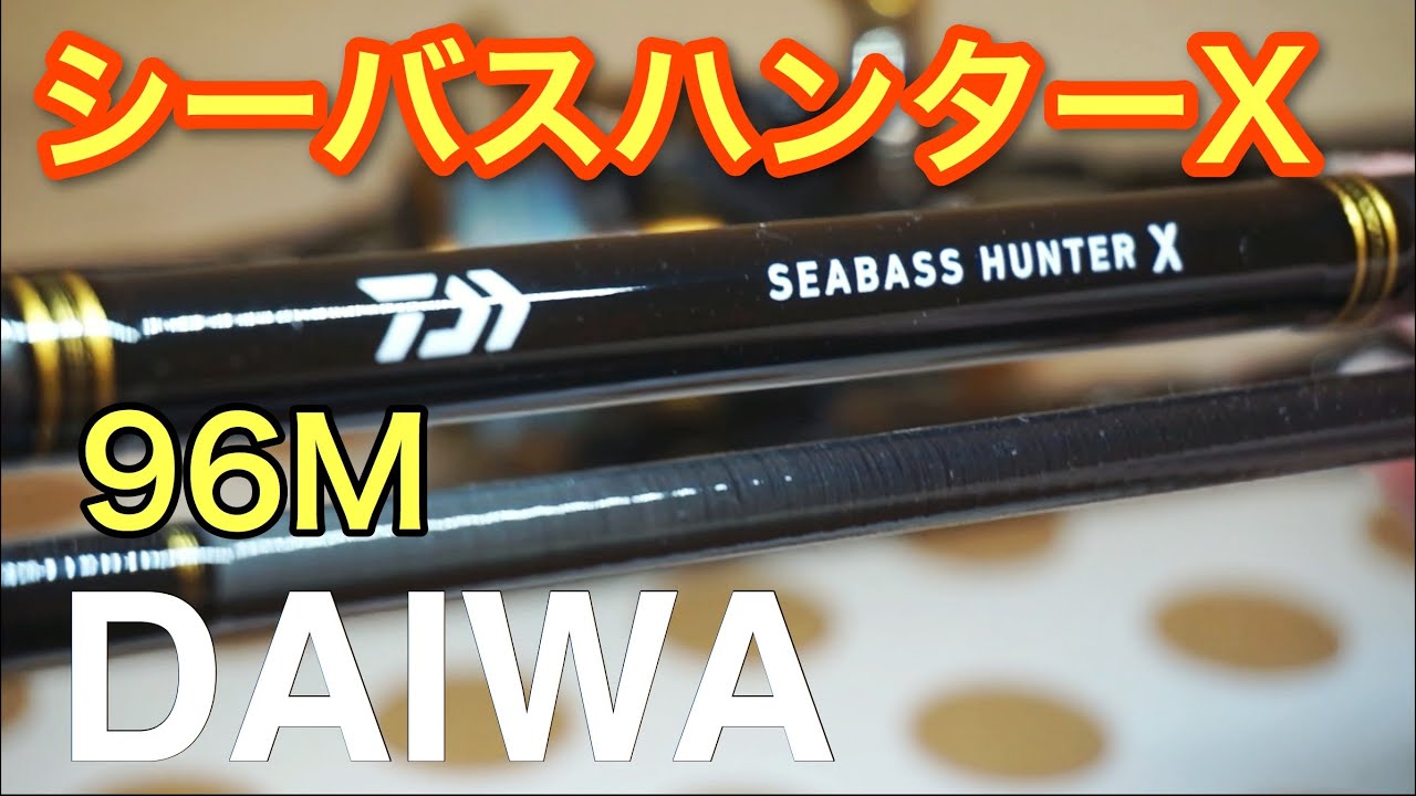 シーバスロッドを購入しました Daiwa シーバスハンターx 96m Youtube