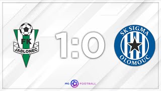 SESTŘIH: FK Jablonec - Sigma Olomouc (1:0)
