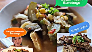 KANGEN MASAKAN SUROBOYO # SAYUR ASEM SUROBOYO #EMPAL GEPOK