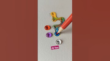 Vẽ một đường nối số từ 1 đến 9 #drawing #line #maths #quiz #shorts