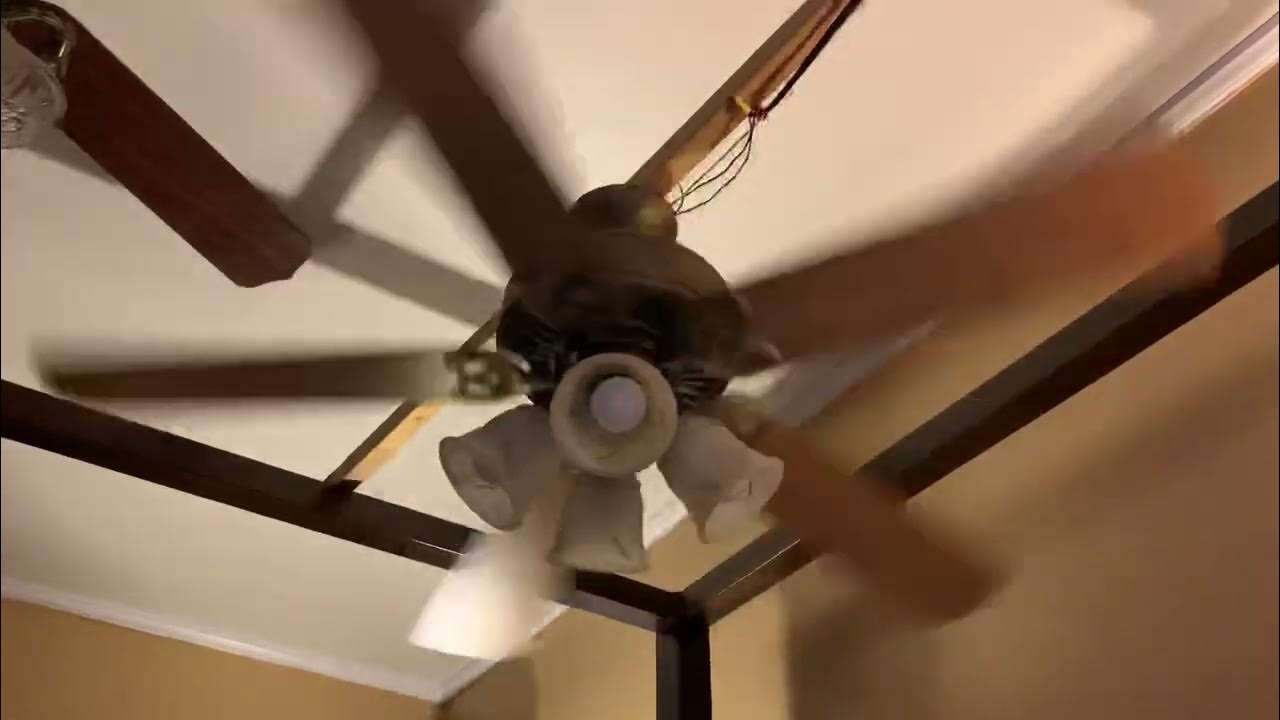 Hampton Bay Huntington III Ceiling Fan | Motor Replacement - YouTube