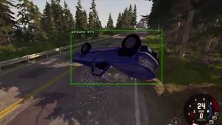 How Detectron2 sees a BeamNG.drive's Car Crash. by Mohammad Reza Taesiri 67 views 4 years ago 1 minute, 3 seconds