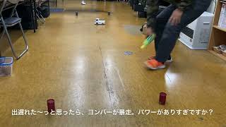 ラジコンが走るだけの動画　103        トイラジさんで遊ぼう　KYOSHO EGG ザ・軽トラ　サンバー　編