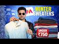 I Purchased All Most Selling Sweaters From Myntra 🔥 | Crazy Deals