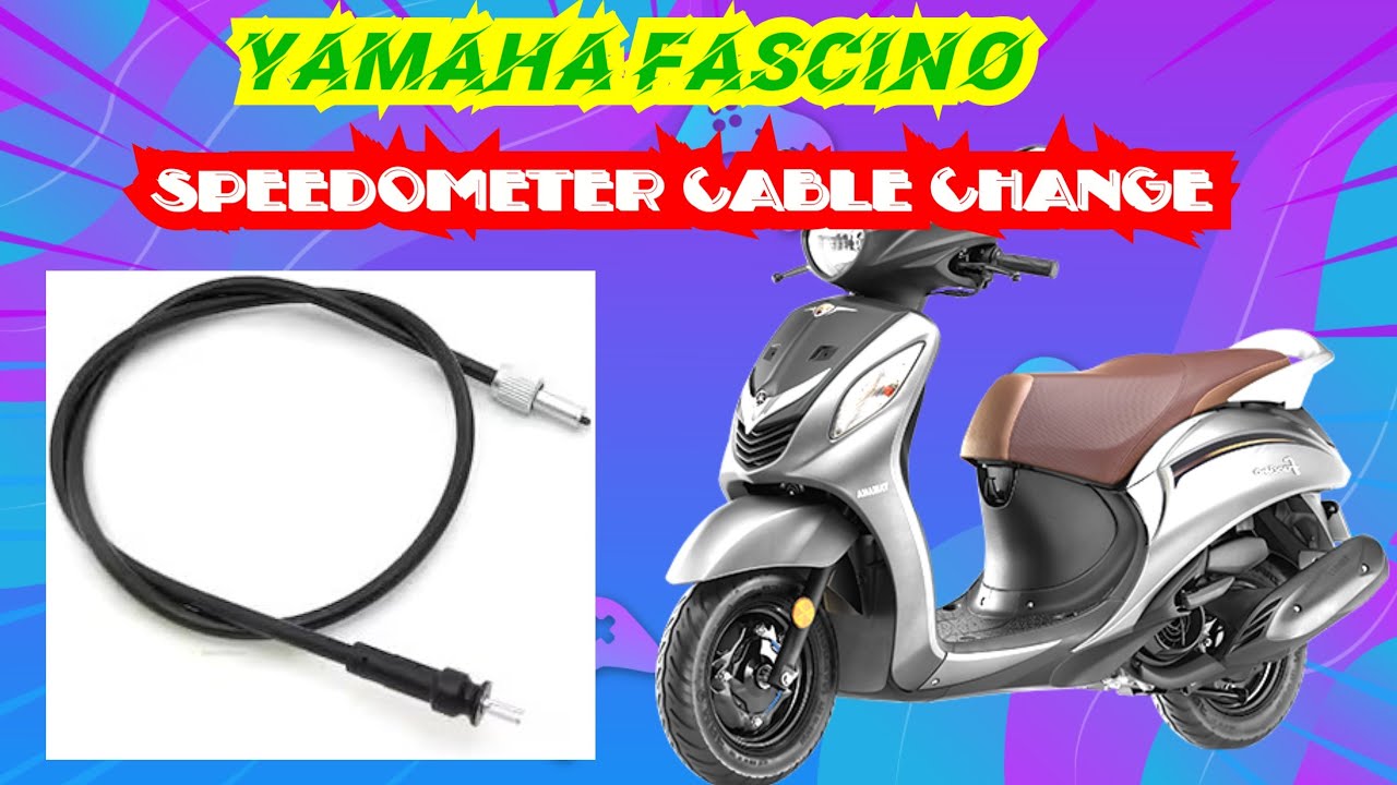 Yamaha fascino speedometer cable change
