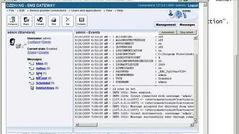 Send SMS from WhatsUp Gold - Configuring SMS notifications step 1