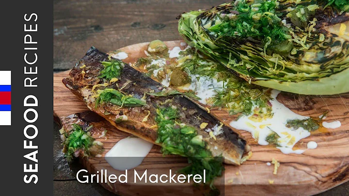 Grilled Mackerel fillets & spring cabbage  | Recipe
