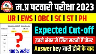 Mp Patwari Expected Final Cutoff 2023 L Mp Patwari Cutoff 2023 L Mp Patwari Category Wise Cutoff