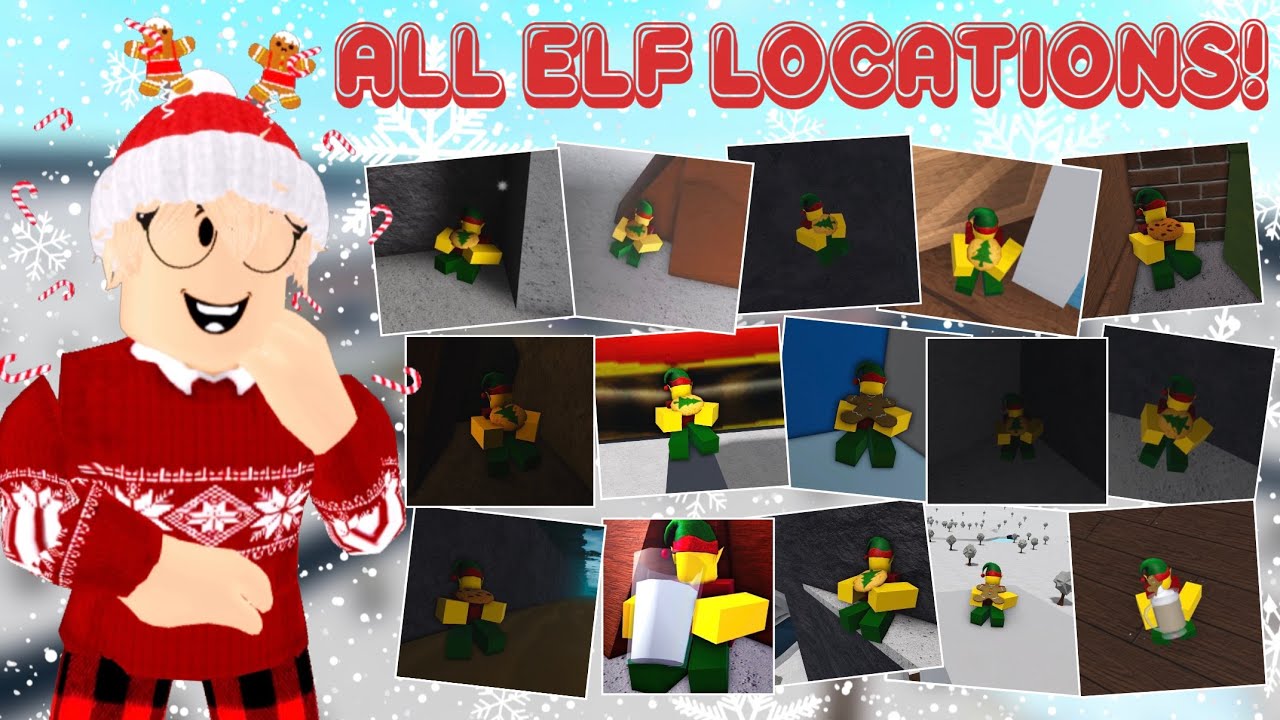 ALL BLOXBURG ELF LOCATIONS!! Elf Hunt! (2021)🍪 YouTube