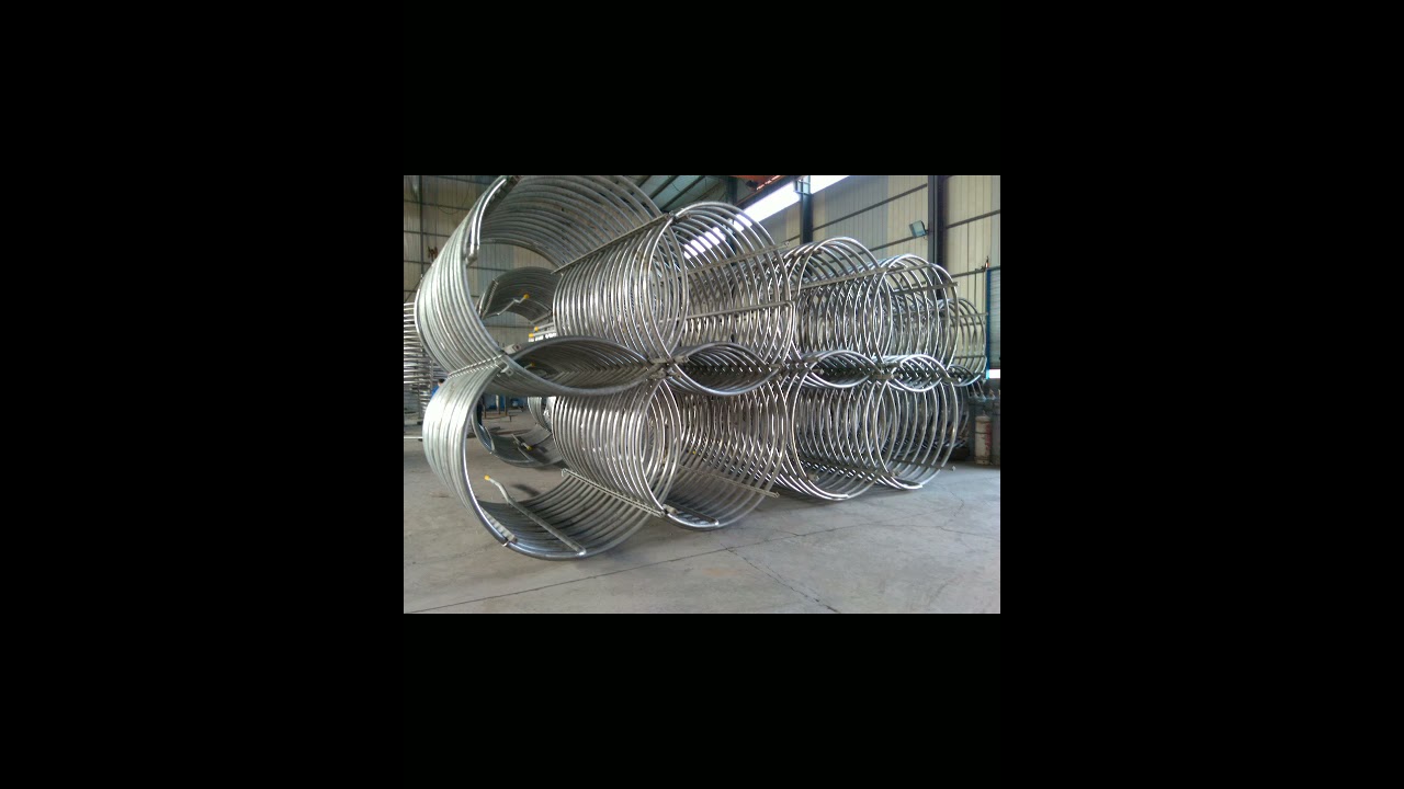 titanium tube coil for heat exchange