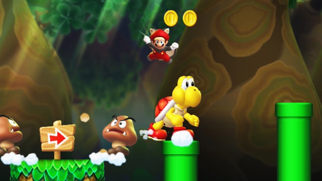 New Super Mario Bros. U Special Challenges Marathon Glide (Gold