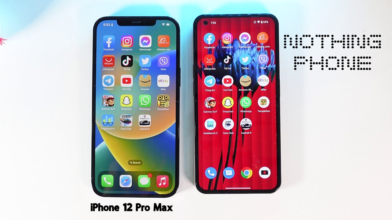 Nothing Phone vs iPhone 12 Pro Max - Speed Comparison / Which one is ...