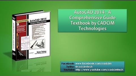 AutoCAD 2014 book by CADCIM Technologies