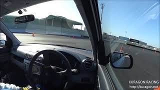 【クラゴン部屋】筑波ジムカーナ場 デミオ 車載映像