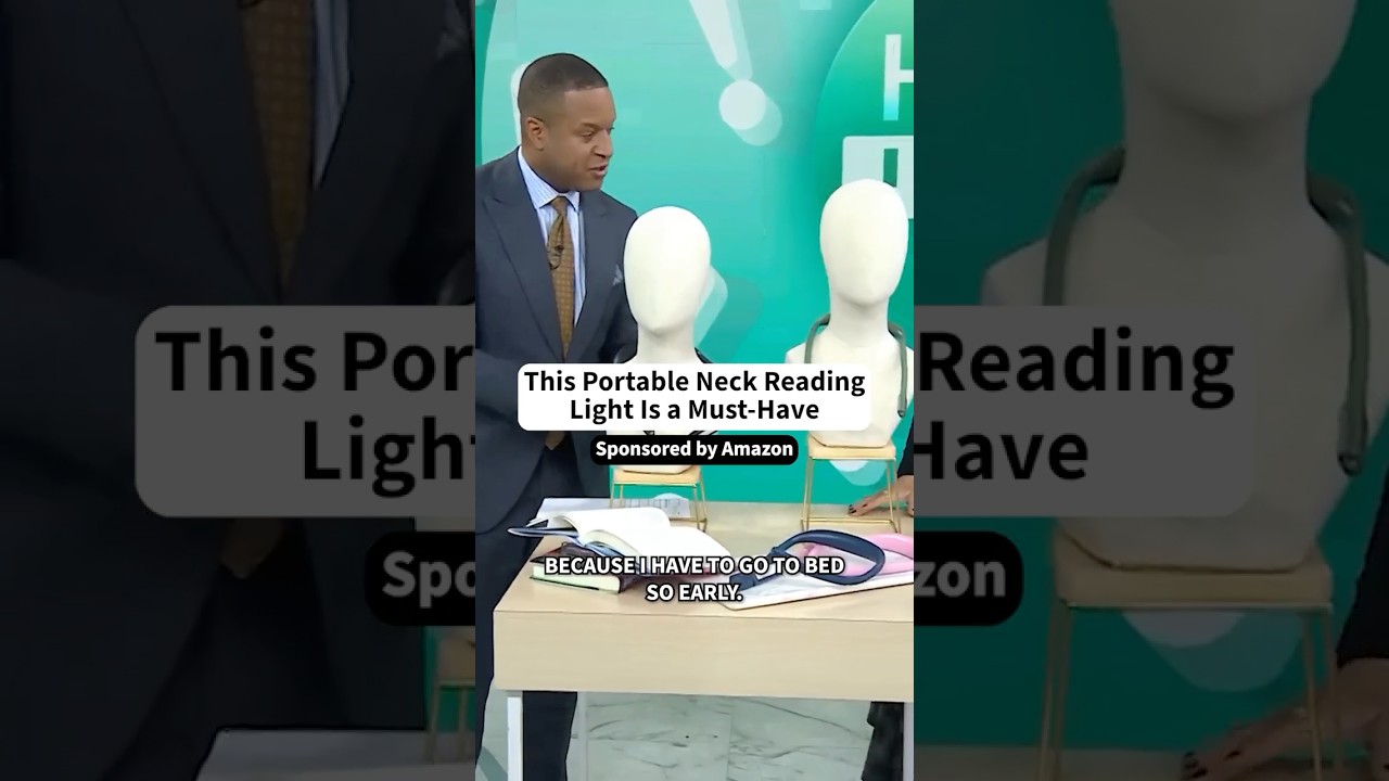This Portable Neck Reading Light is a Must-Have