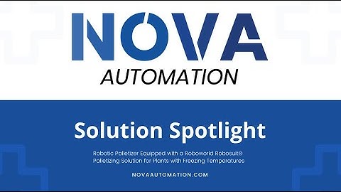 NOVA Automation Solution Spotlight - Robotic Palletizing Solution for Plant w/ Freezing Temperatures