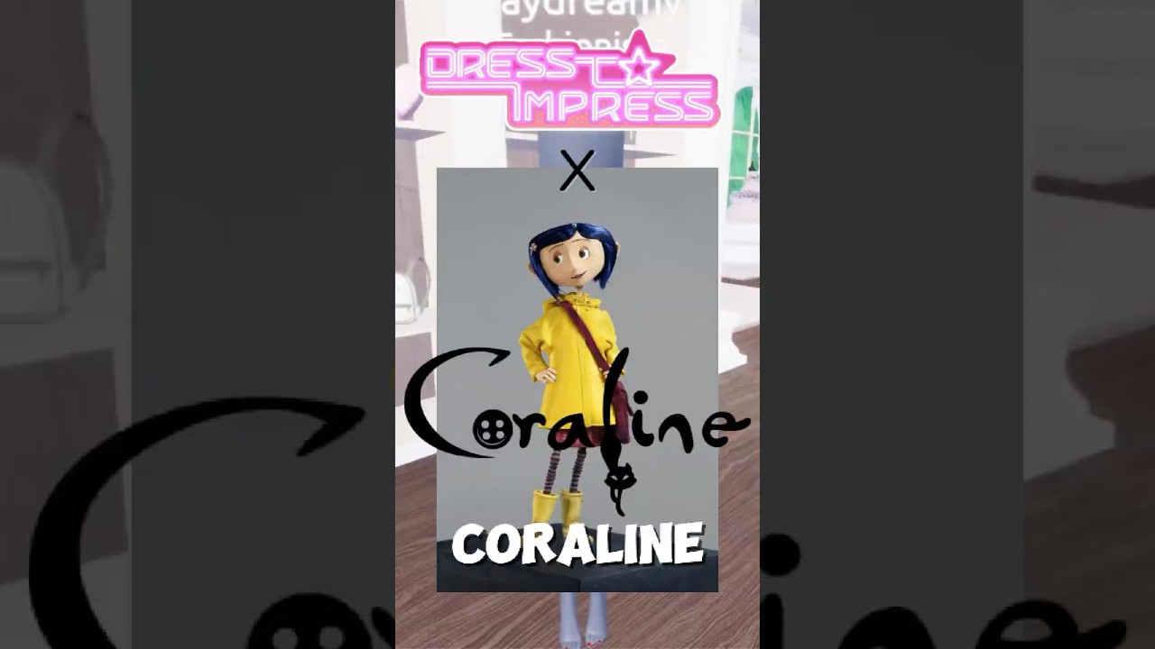 I Recreated Coraline In Dress To Impress Coraline 