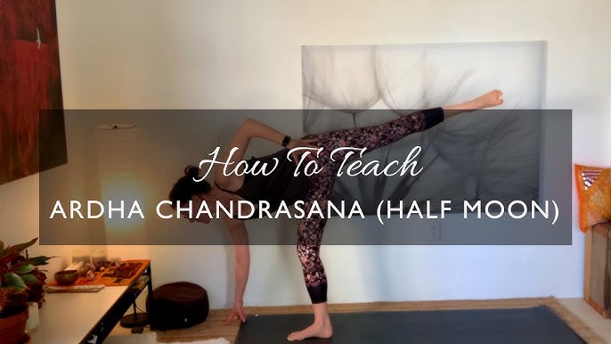 Hot Yoga Cork - Halfmoon Pose / ARDHA-CHANDRASANA This is the first posture  of our Bikram Yoga classes. Considered one of our warm up postures, so it  means.. we're not warmed up
